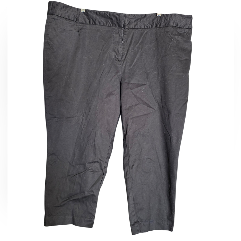 22W Worthington Black Cropped  Classic Pants
